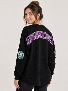 NEW! Anaheim Ducks Spirit Jersey Sparkle SZ S, M, L